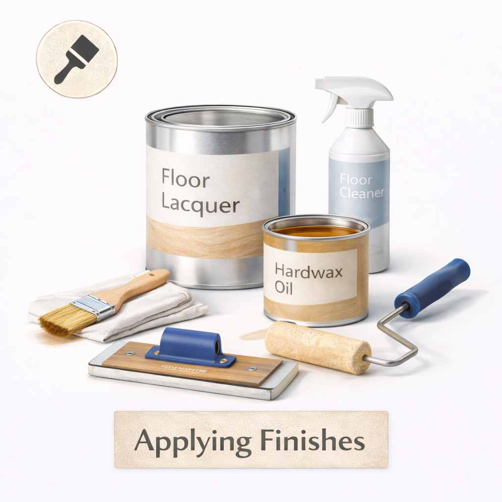 applying finishes for wood floors