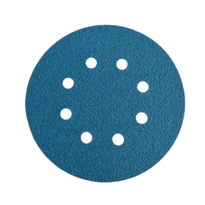 FSD Velcro Sanding Discs, 125mm, 8 Holes, Zirconia, Box of 50