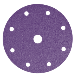 FSD Velcro Sanding Discs, 150mm, 9 Holes, Ceramic, Box of 50