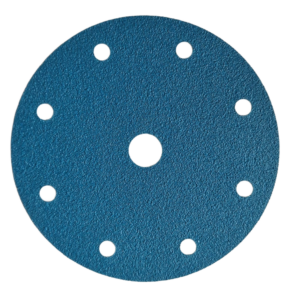 FSD Velcro Sanding Discs, 150mm, 9 Holes, Zirconia, Box of 50